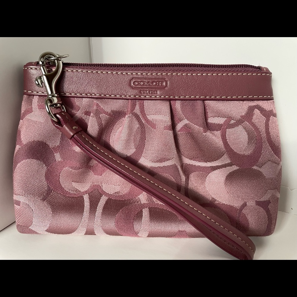 Coach wristlet/clutch